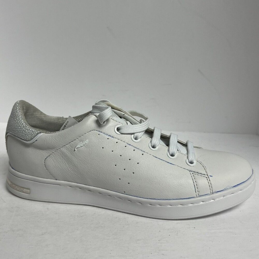 Geox Women's Jaysen Lace-Up Sneakers White, Size EU38 M US8